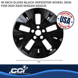 Coast To Coast Impostor Wheel Skin (MPN: IWCIMP503BLK)