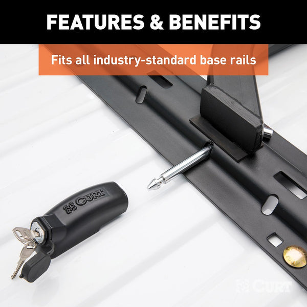 Fifth Wheel Trailer Hitch Rail Pin Lock (MPN: 23256)