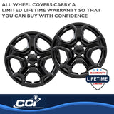 Coast To Coast 17 Inch Black Wheel Cover Set (MPN: IWC52517BLK)