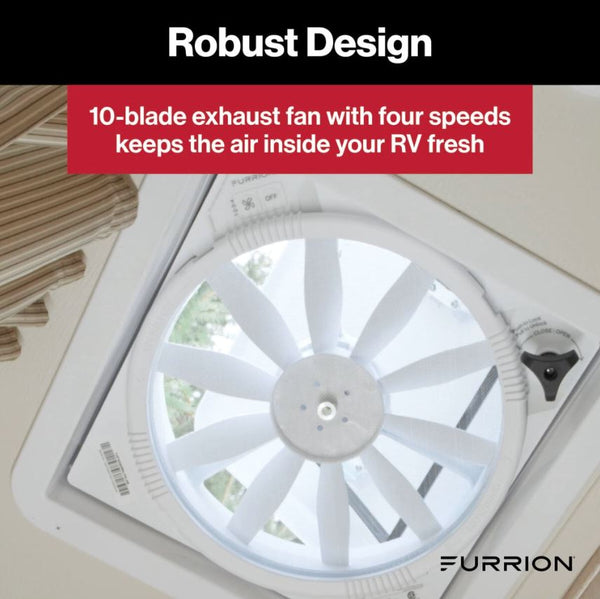 Furrion RV Roof Vent Fan (MPN: FVF14D90R6A-PW-AM)