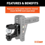 Curt Pintle Hook for Versatile Towing Solutions (MPN: 45922)