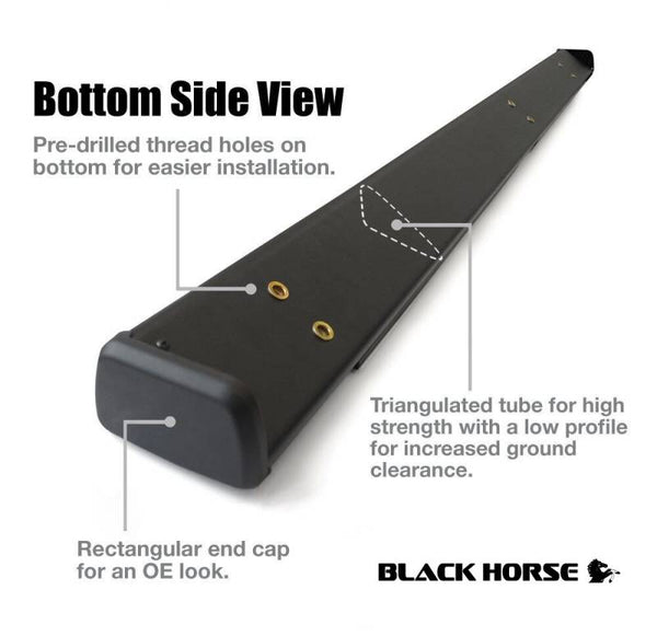 Black Horse Off Road Summit Running Board (MPN: SU-GM0169BK)