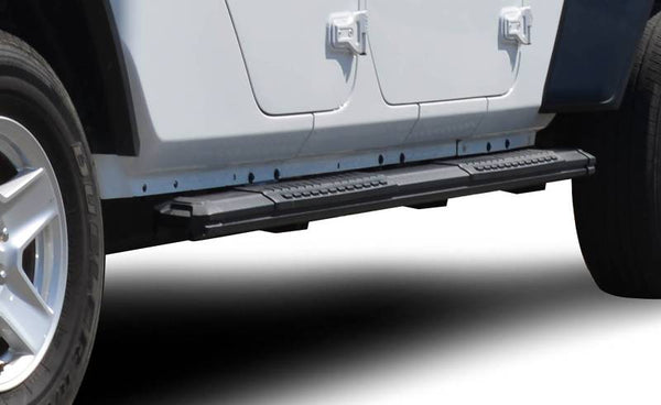 Black Horse Off Road Cutlass Running Boards (MPN: RN-FOF2SD-76-BK)