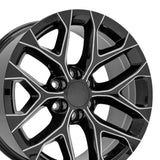 OE Wheels CV98B 20 Inch Aluminum Wheel (MPN: CV98B-20090-6550-24BM)