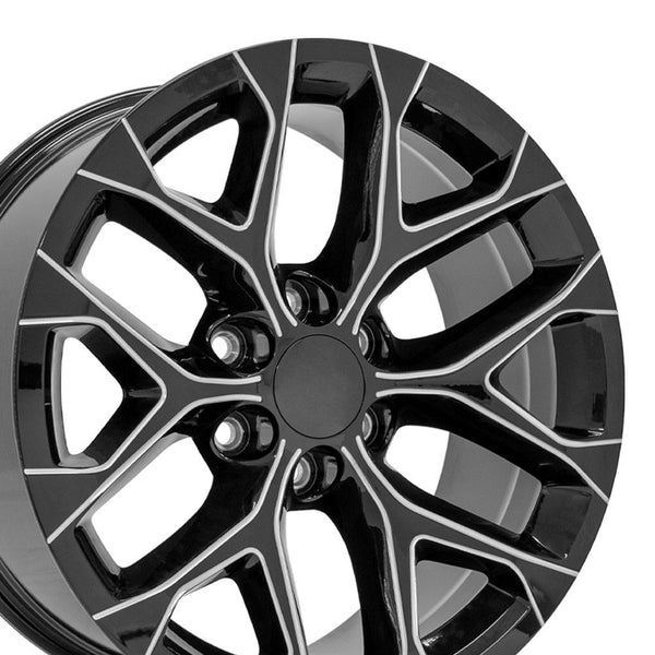 OE Wheels CV98B 20 Inch Aluminum Wheel (MPN: CV98B-20090-6550-24BM)