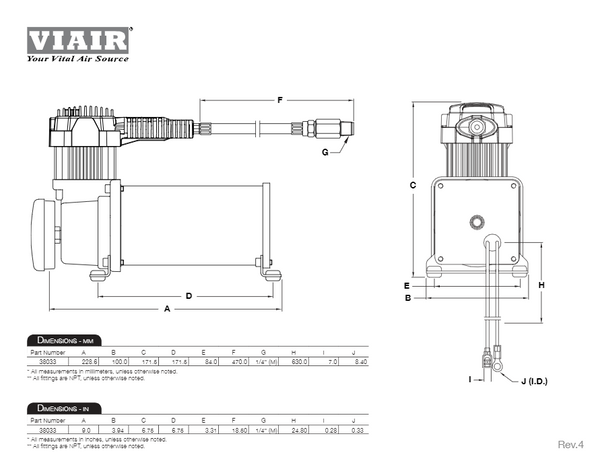 VIAIR Air Compressor (MPN: AC-380C)