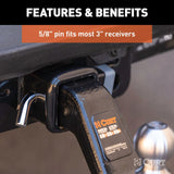 CURT Trailer Hitch Lock with Bent Pin (MPN: 23021)