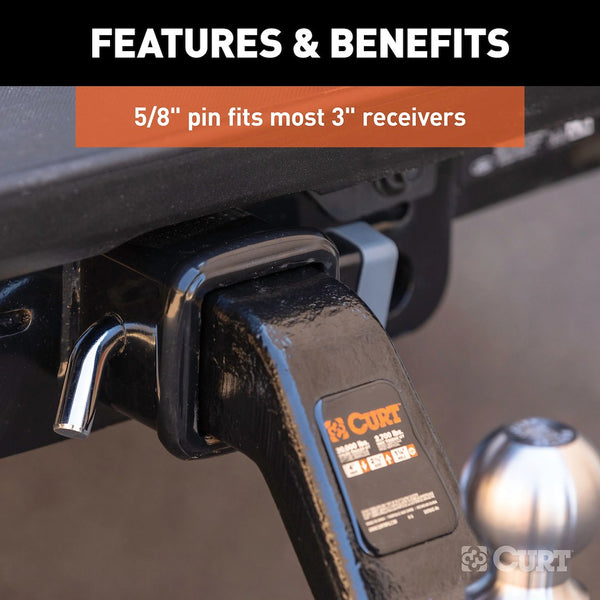CURT Trailer Hitch Lock with Bent Pin (MPN: 23021)