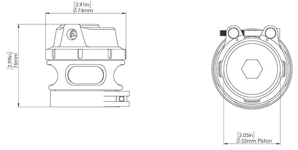 Turbo Smart Race Port Blow Off Valve (MPN: TS-0204-1142)