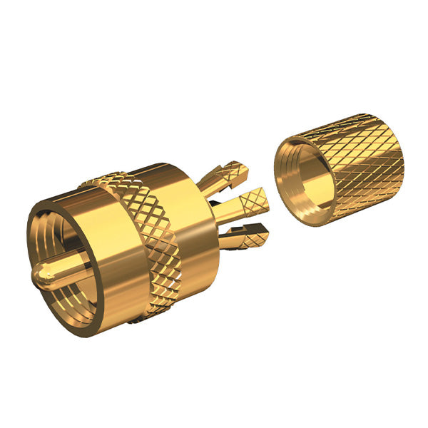 Shakespeare Antenna Cable Connector (MPN: PL-259-CP-G)