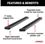 Aries SlimGrip Running Board Component (MPN: 216078)