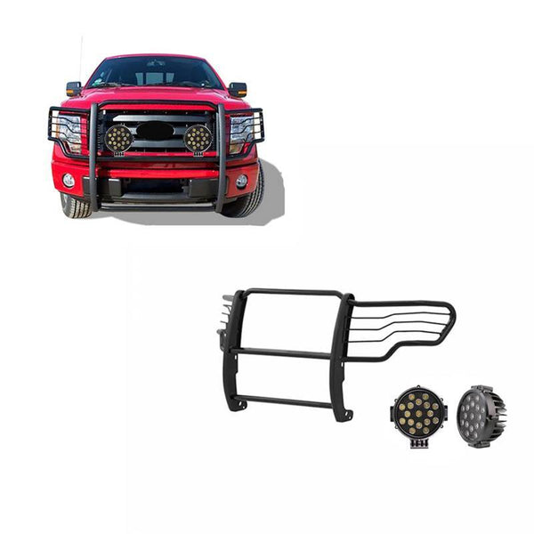 Black Horse Grille Guard Kit (MPN: 17FP30MA-PLB)