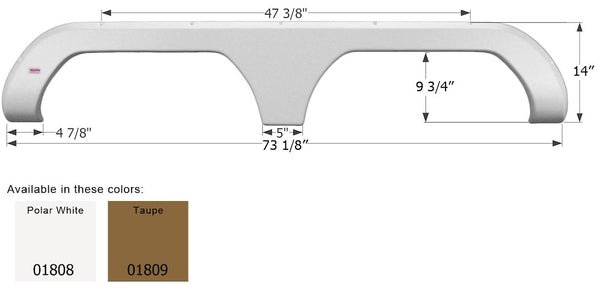Icon Fender Skirt for Travel Supreme Models (MPN: 01809)