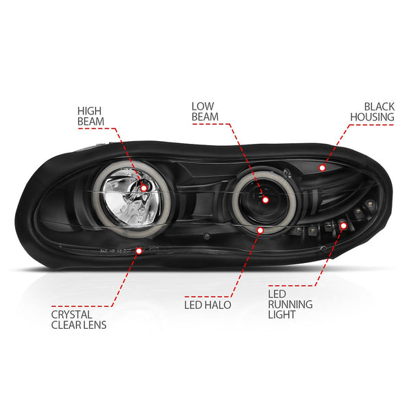 AnzoUSA Projector Headlight Assembly (MPN: 121160)