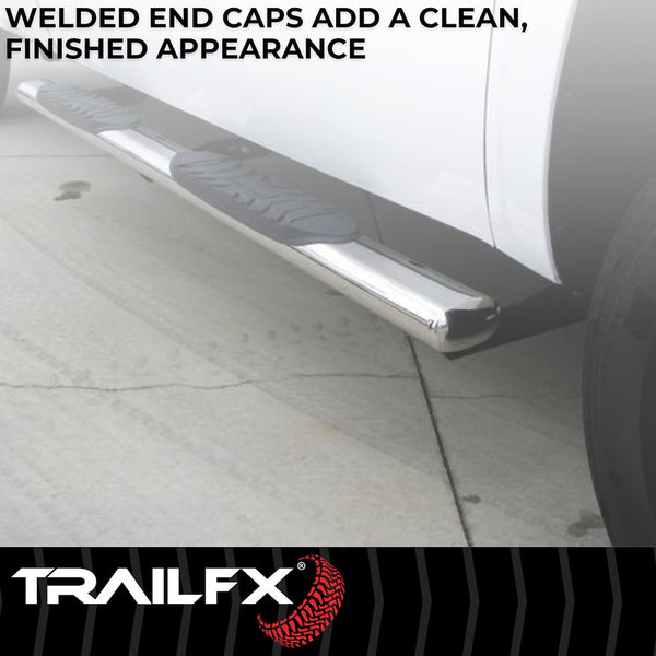 TrailFX 4 Inch Oval Tube Side Steps (MPN: A1551S)
