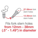 Ram Mounts Fork Stem Mount Base (MPN: RAM-B-342U)