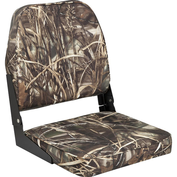 Attwood Marine Low Back Padded Fishing Seat (MPN: 98395CAMO)