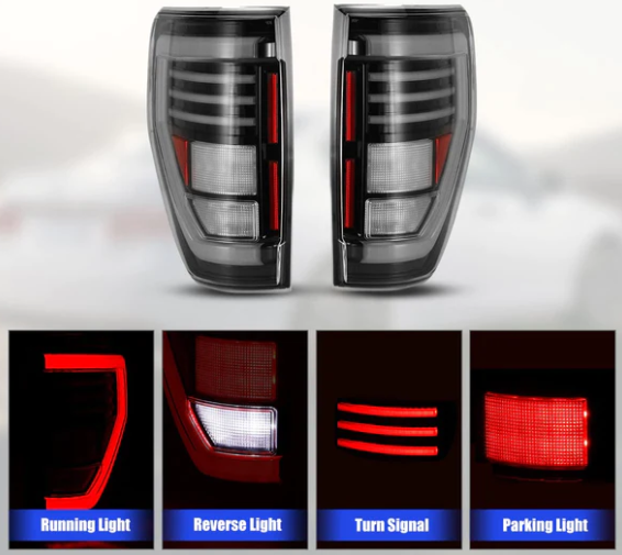 Winjet Tail Light Assembly (MPN: CTWJ-0706-GBC-SQ)