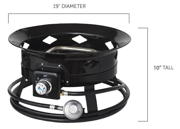Flame King 19 Inch Round Fire Pit (MPN: FKG6501D)