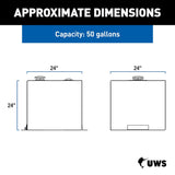 UWS Liquid Transfer Tank (MPN: ST-53-R-MB)
