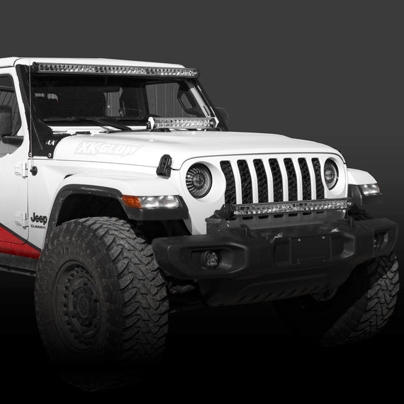 XK Glow Light Bar Mounting Kit (MPN: XK-BRC-JL-AP)