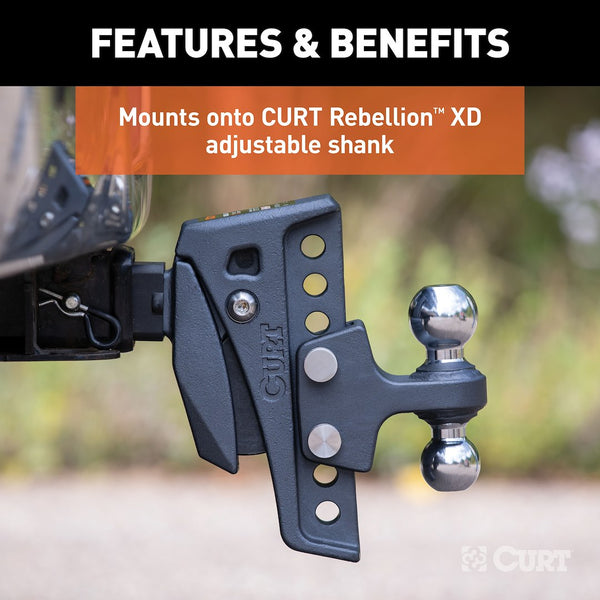CURT Trailer Hitch Ball for Rebellion XD (MPN: 45952)