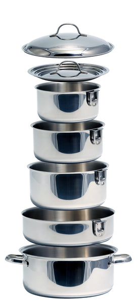 Camco Stainless Steel Nesting Cookware Set (MPN: 43921)