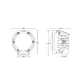 Rigid Lighting Amber Pro Edition 360-Series Fog Light (MPN: 36123)
