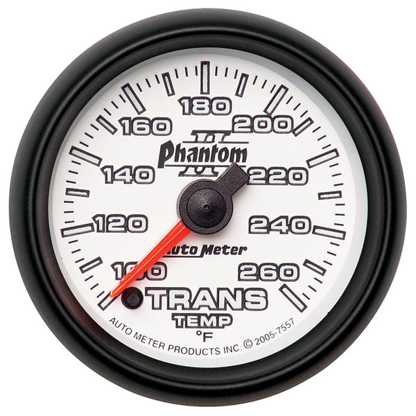 AutoMeter Phantom II Transmission Temperature Gauge (MPN: 7557)