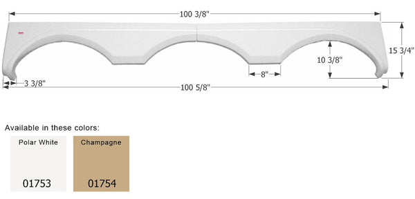 Icon Fender Skirt For Gulfstream Yellowstone (MPN: 01754)