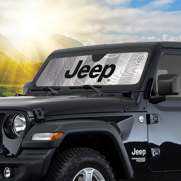 Plasticolor Jeep Ducked Accordion Sunshade (MPN: 002791R01)