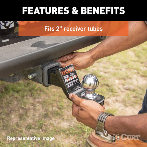 CURT Trailer Hitch Ball Mount Class III (MPN: 45040)