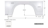 Icon Fender Skirt for Winnebago Brave Models (MPN: 14529)