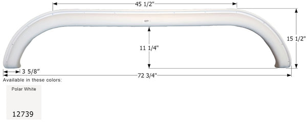 Icon Fender Skirt for Tandem Axle (MPN: 12739)