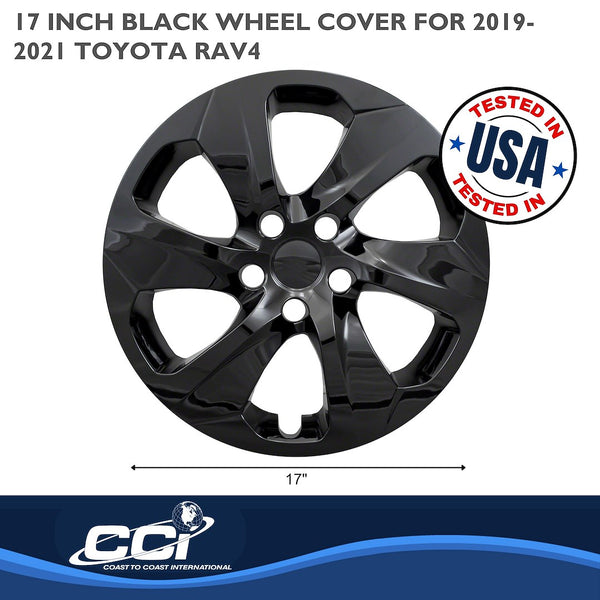 17 Inch Gloss Black Wheel Cover Set (MPN: IWC53917BLK)