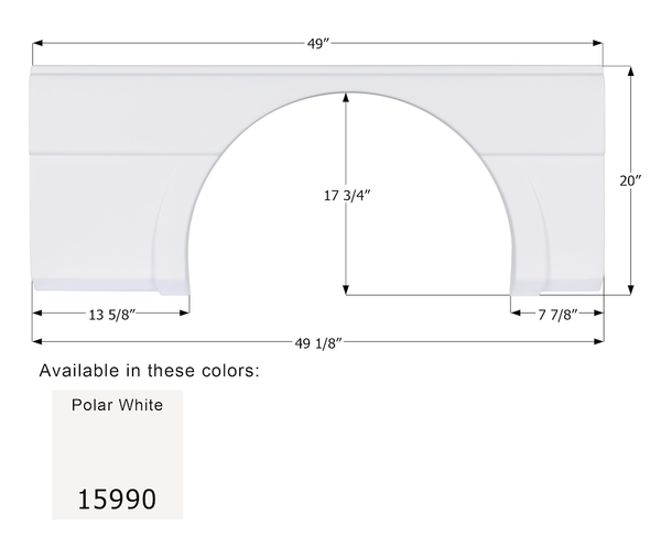 Icon Fender Skirt for Winnebago Models (MPN: 15990)