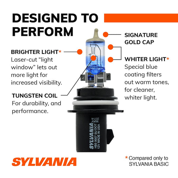 Sylvania SilverStar Ultra Halogen Headlight Bulbs (MPN: 35618)