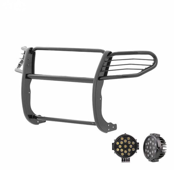 Black Horse Grille Guard Kit (MPN: 17FJ30MA-PLB)