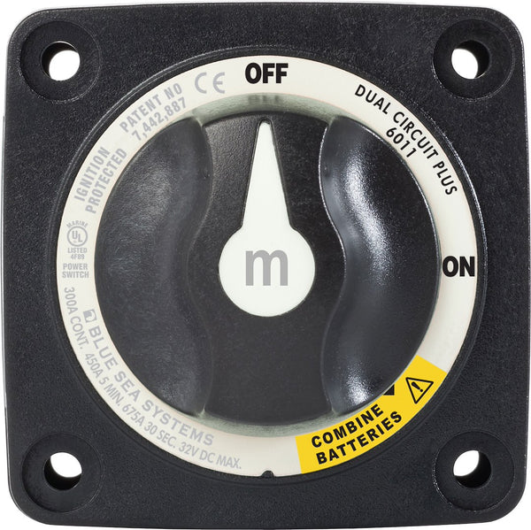 Battery selector switch for dual battery systems (MPN: 6011200-BSS)