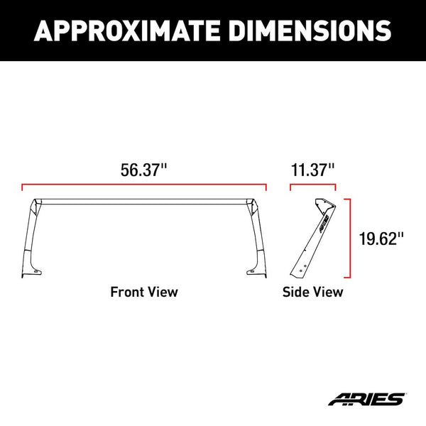 Aries Light Bar Mounting Kit (MPN: 15916)