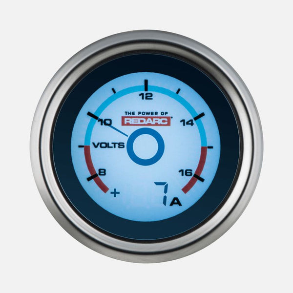 Redarc 52 Millimeter Single Voltage Gauge (MPN: G52-VA)