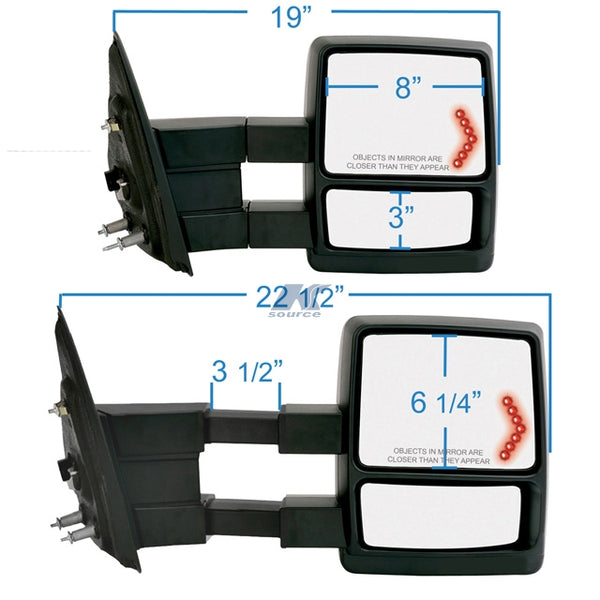 K Source Exterior Towing Mirror (MPN: 61183F)