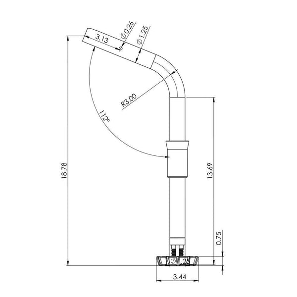 Taco Boat Sunshade Mount (MPN: T10-3000-5)