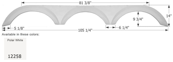 Icon Fender Skirt For Forest River XLR Models (MPN: 12258)