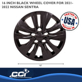 Coast To Coast 16 Inch Wheel Cover Set (MPN: 54616BLK)