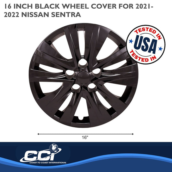 Coast To Coast 16 Inch Wheel Cover Set (MPN: 54616BLK)