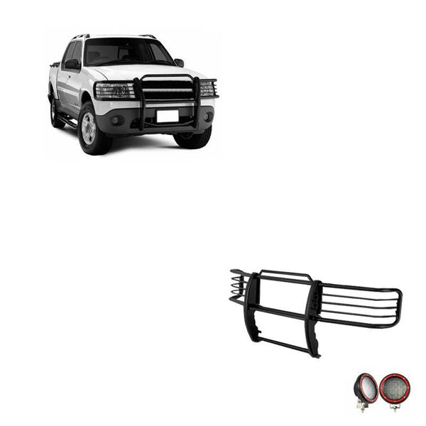 Black Horse Grille Guard Kit (MPN: 17FJ24MA-PLFR)