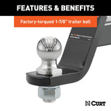 Curt Trailer Hitch Ball Mount (MPN: 45055)
