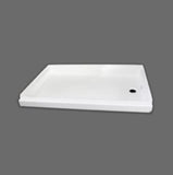 Shower Pan 24 Inch x 36 Inch with Right Hand Drain (MPN: SP2436WR)
