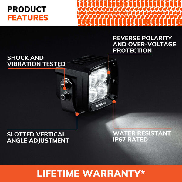 Sylvania Ultra LED Off-Road Pod Light (MPN: ULCUBE3INSP2.BX2)